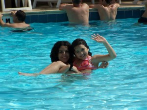 hotelswimming Girls Swimming at the Hotel