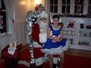 madelynsanta Madelyn with Santa